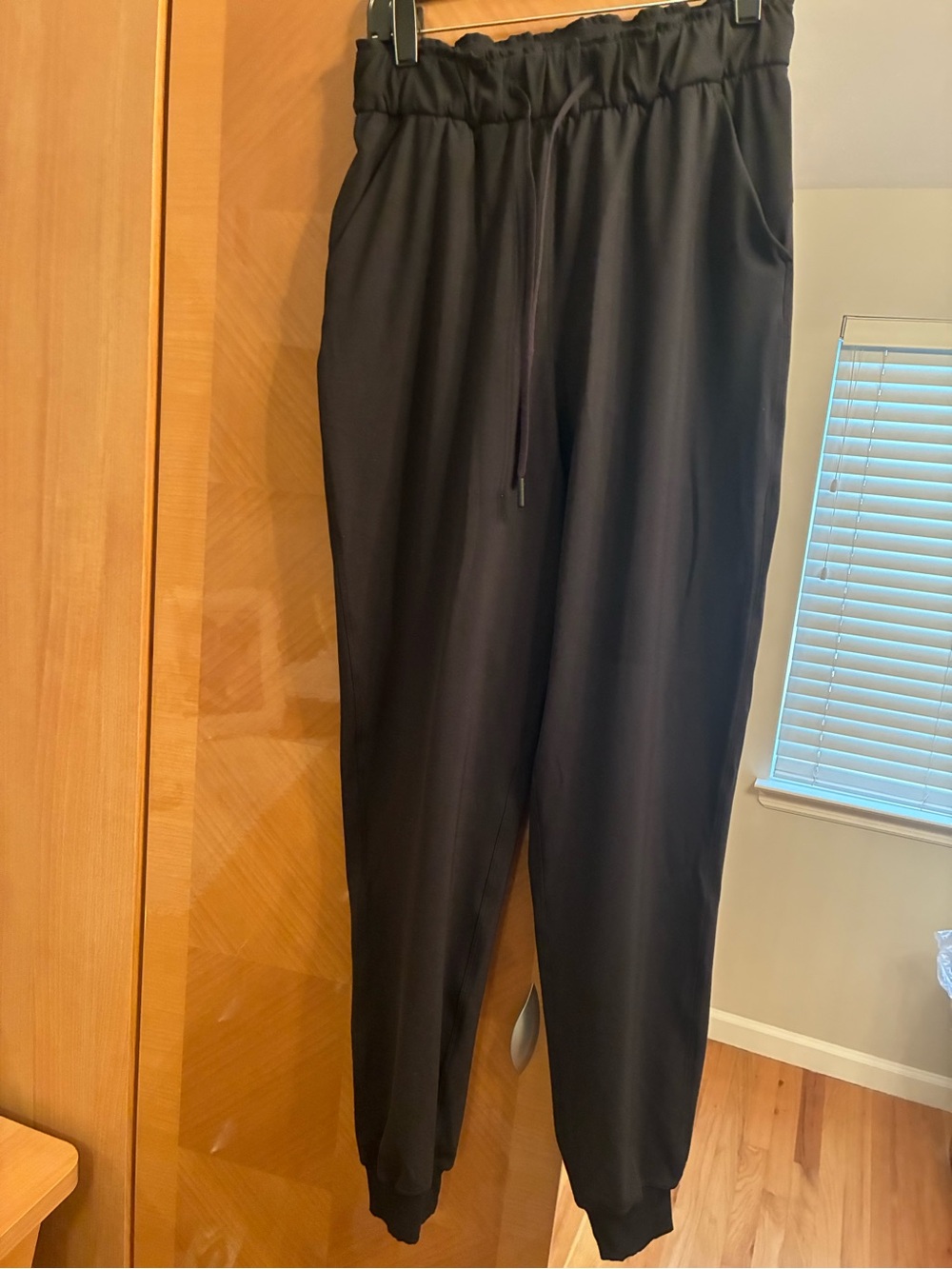 Used Lululemon Black Jogger Pants